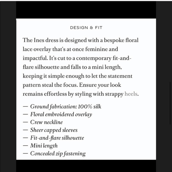 Reiss Ines Embroidered Dress. - Picture 7 of 10